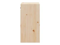 Prateleira*vidaxl Armário de parede 30x30x60 cm madeira de pinho maciça Castanho