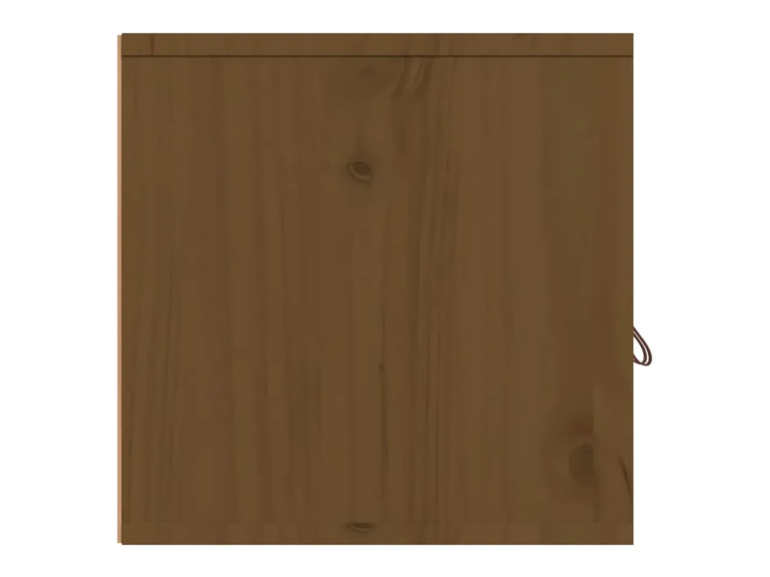 Outlet vidaxl Armário de parede 60x30x30 cm pinho maciço mel Castanho