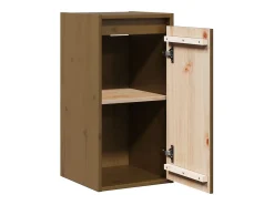 vidaxl Armário de parede 30x30x60 cm pinho maciço mel^ Prateleira