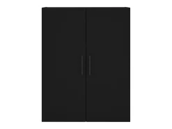 Prateleira*vidaxl Armário de parede 69,5x34x90 cm Preto