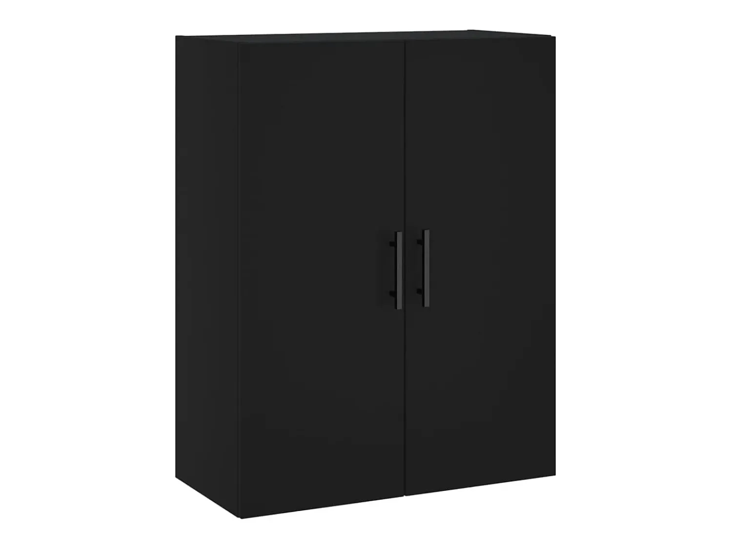 Prateleira*vidaxl Armário de parede 69,5x34x90 cm Preto