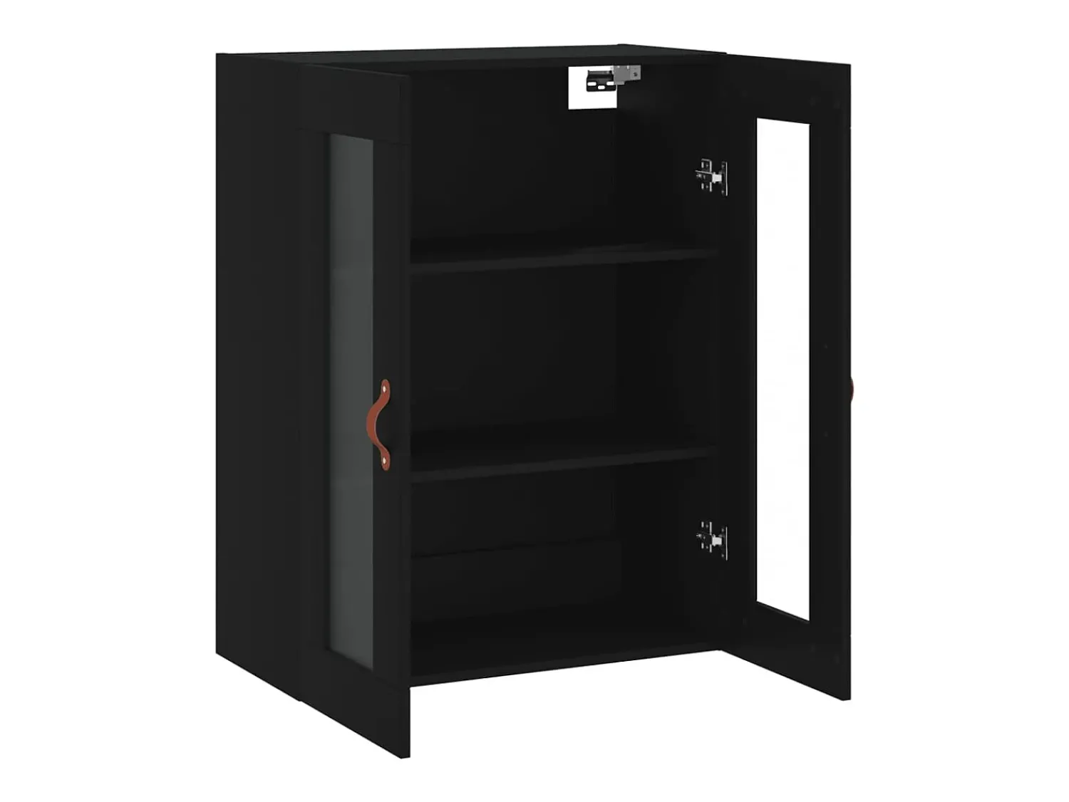 Clearance vidaxl Armário de parede 69,5x34x90 cm Preto