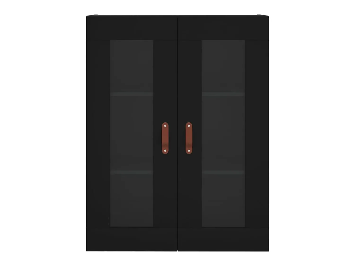 Clearance vidaxl Armário de parede 69,5x34x90 cm Preto