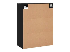 Prateleira*vidaxl Armário de parede 69,5x34x90 cm Preto