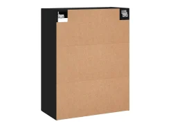 Prateleira*vidaxl Armário de parede 69,5x34x90 cm Preto
