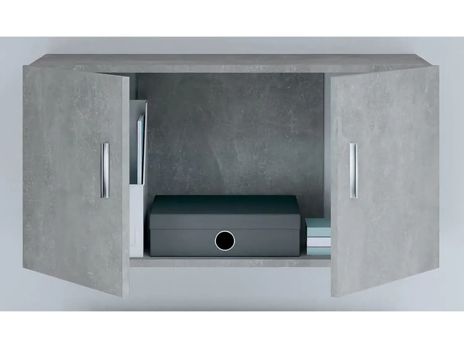 Prateleira|vidaxl Armário de parede 80x39x40cm derivados madeira cimento Cinzento
