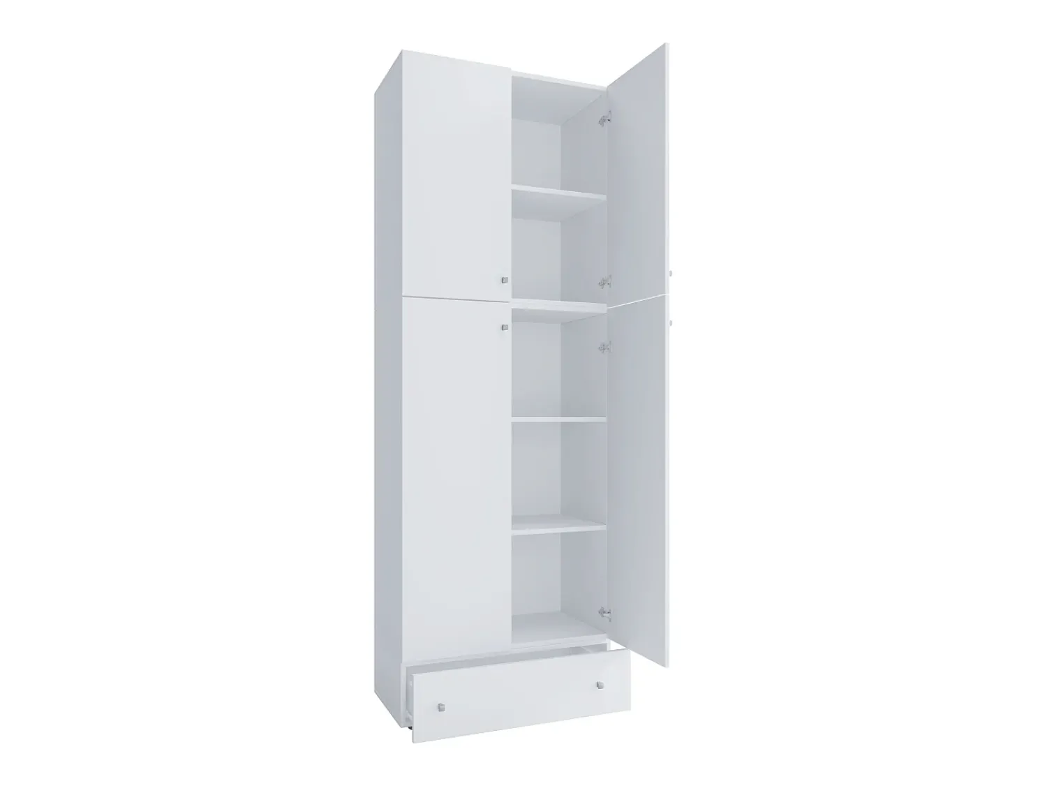Móvel De Arrumação|Sapateira|VCM Armário de sapatos Lona Branco A. 200 x L. 70 x P. 39 cm Multicor
