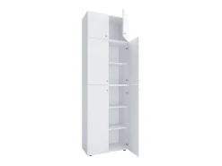 Clearance VCM Armário de sapatos Lona Branco A. 223 x L. 70 x P. 39 cm Multicor