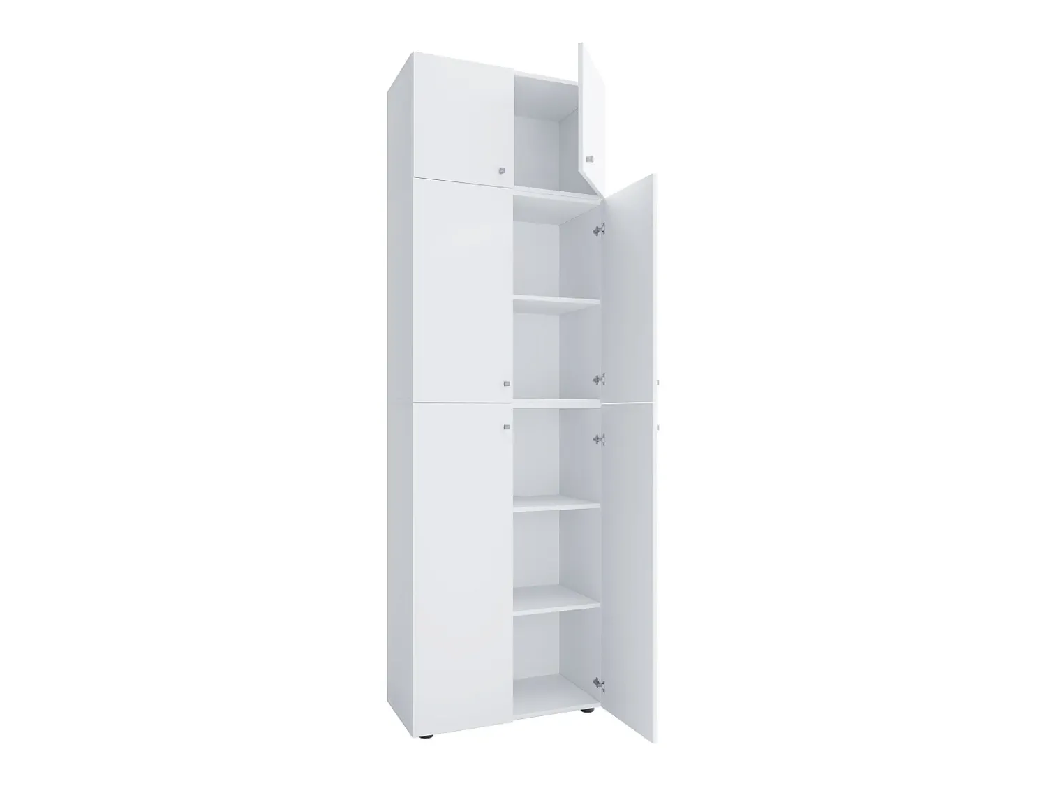 Clearance VCM Armário de sapatos Lona Branco A. 223 x L. 70 x P. 39 cm Multicor