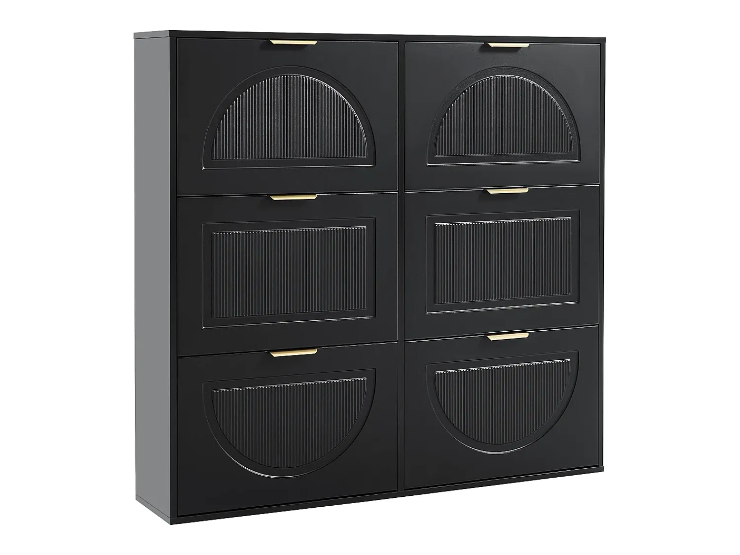 Hauss Spole Armário de sapatos com 6 portas basculantes, 118x25x115 cm^ Móvel De Arrumação|Sapateira
