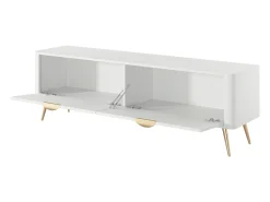 Móvel De Tv* Armário de TV: , 163,2 x 38 x 51,2 cm Branco