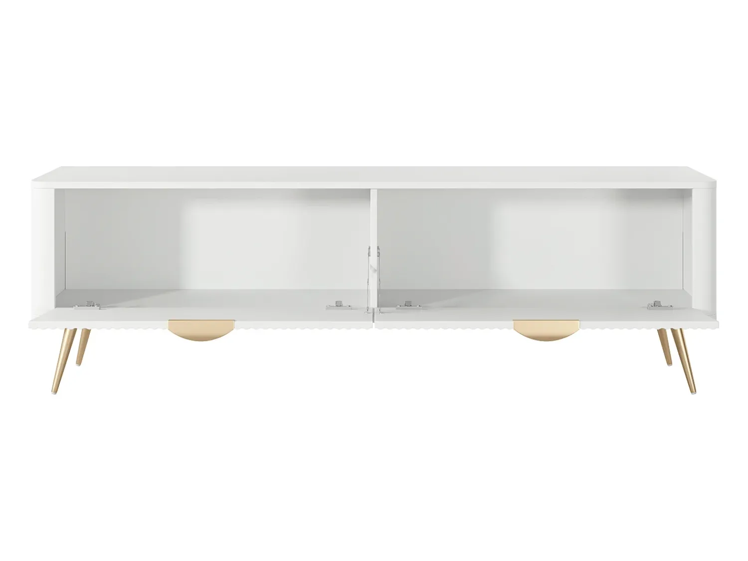 Móvel De Tv* Armário de TV: , 163,2 x 38 x 51,2 cm Branco