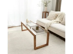 Outlet Dmora Armário de TV Dfrattes, Aparador de sala, Armário de TV baixo, Base de parede equipada, 130x40h40 cm, Carvalho Castanho