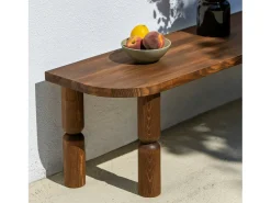 Móvel De Tv|Dmora Armário de TV Dgrimald, Aparador de sala, Armário de TV baixo, Base de parede equipada, 140x35h40 cm, Noz Castanho