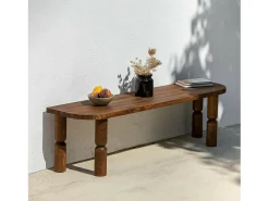 Móvel De Tv|Dmora Armário de TV Dgrimald, Aparador de sala, Armário de TV baixo, Base de parede equipada, 140x35h40 cm, Noz Castanho