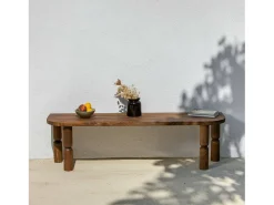 Móvel De Tv|Dmora Armário de TV Dgrimald, Aparador de sala, Armário de TV baixo, Base de parede equipada, 140x35h40 cm, Noz Castanho