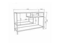Dmora Armário de TV Dplizzar, Aparador de sala, ArmárioBaixo para TV, Base de parede equipada, 120x39h75 cm, Ouro e Branco^ Móvel De Tv