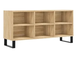 Armário de TV 103,5x30x50 cm derivados madeira carvalho sonoma PT605615^ Móvel De Tv