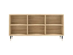 Móvel De Tv| Armário de TV 103,5x30x50 cm derivados madeira carvalho sonoma PT328968 Castanho
