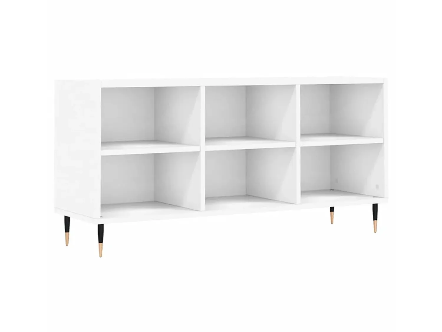 Móvel De Tv* Armário de TV 103,5x30x50 cm derivados de madeira PT247786 Branco