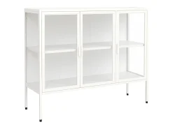 Vitrina|VCM Armário em pé Floka A. 80 x L. 110 x P. 35 cm Branco