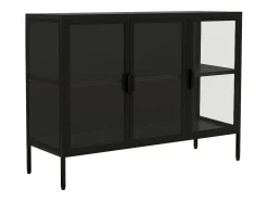Outlet VCM Armário em pé Floka A. 80 x L. 110 x P. 35 cm Preto