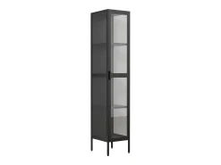 Vitrina|VCM Armário em pé Floka A. 160 x L. 30 x P. 35 cm Preto
