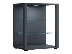 Online VCM Armário em pé Glasol Antracite A. 90 x L. 70 x P. 35 cm Multicor
