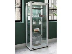 Vitrina*VCM Armário em pé Kavisa Branco A. 115 x L. 50 x P. 38 cm Multicor