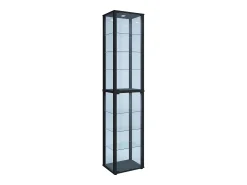Discount VCM Armário em pé Kavisa A. 227 x L. 50 x P. 38 cm Preto
