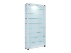 Vitrina*VCM Armário em pé Lumo Branco A. 113 x L. 59 x P. 18 cm Multicor