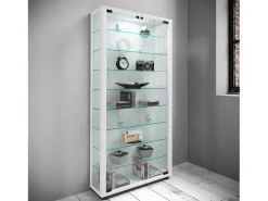 Vitrina*VCM Armário em pé Lumo Branco A. 113 x L. 59 x P. 18 cm Multicor
