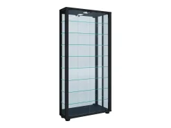 Vitrina|VCM Armário em pé Lumo Preto A. 115 x L. 59 x P. 18 cm Multicor