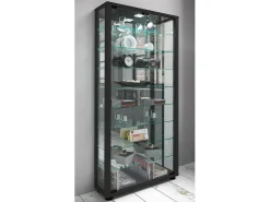 Vitrina|VCM Armário em pé Lumo Preto A. 115 x L. 59 x P. 18 cm Multicor