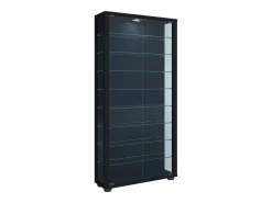 VCM Armário em pé Lumo Preto A. 113 x L. 59 x P. 18 cm Multicor