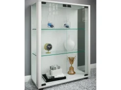 VCM Armário em pé Sintalo Branco A. 80 x L. 60 x P. 25 cm^ Vitrina