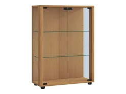 Vitrina|VCM Armário em pé Sintalo Livro A. 80 x L. 60 x P. 25 cm Natural claro