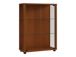 Vitrina*VCM Armário em pé Sintalo Nozes A. 80 x L. 60 x P. 25 cm Multicor