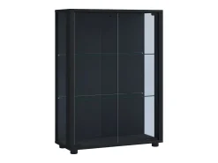 New VCM Armário em pé Sintalo Preto A. 80 x L. 60 x P. 25 cm Multicor