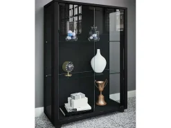 New VCM Armário em pé Sintalo Preto A. 80 x L. 60 x P. 25 cm Multicor