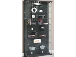 Vitrina*VCM Armário em pé Stelas Antracite A. 114 x L. 59 x P. 17 cm Multicor