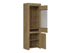 Clearance Petits-Meubles Armário expositor de 2 portas Hella Wood Natural claro