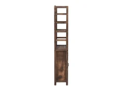 Online Armário expositor 46x24x140 cm paulownia maciça -escuro PT612785 Castanho