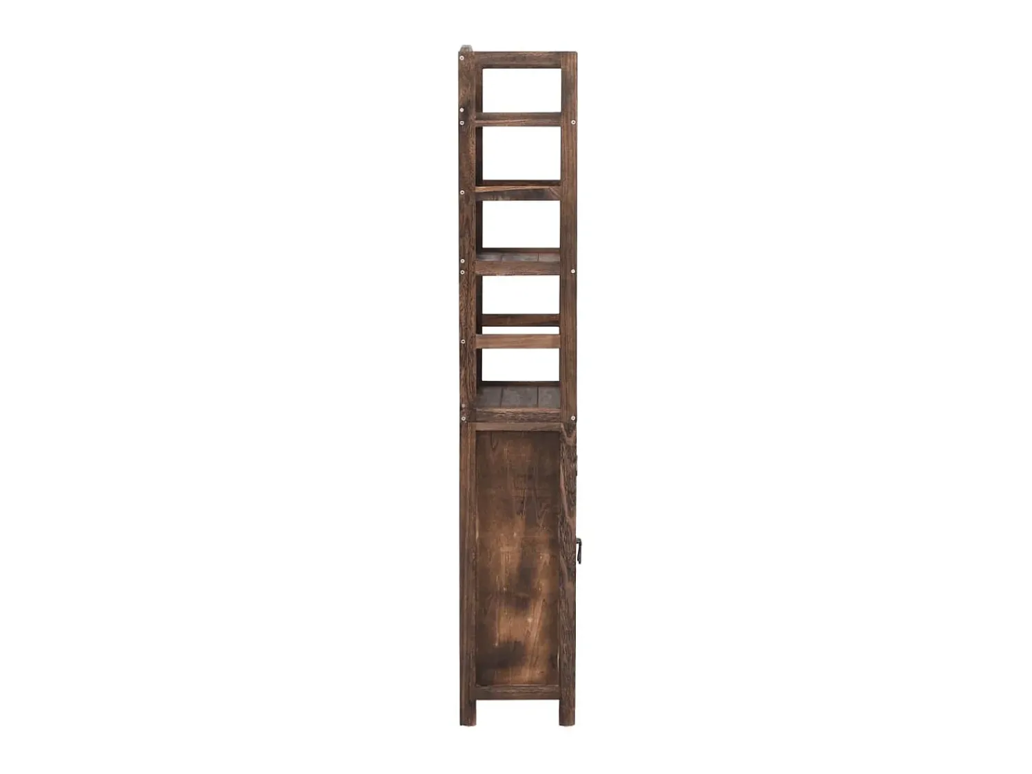 Online Armário expositor 46x24x140 cm paulownia maciça -escuro PT612785 Castanho