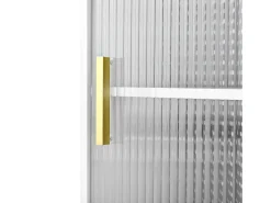 Móvel De Bar|Hauss Spole Armário giratório com tomadas, iluminação LED e painel perfurado - Branco