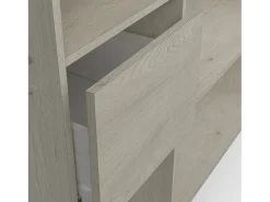 Móvel De Entrada|Dmora Armário grande Dcatle, Móveis de quarto, Armário, Armário, 119x40 h183 cm, Carvalho Castanho
