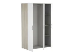 Móvel De Entrada*Dmora Armário grande Dmatild, Móveis de quarto, Armário, Armário de roupa, 119x51 h185 cm, Carvalho e branco mate Castanho
