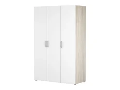 Móvel De Entrada*Dmora Armário grande Dmatild, Móveis de quarto, Armário, Armário de roupa, 119x51 h185 cm, Carvalho e branco mate Castanho