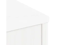 Prateleira*vidaxl Armário lateral ODDA 40x24x79 cm pinho de madeira maciça Branco