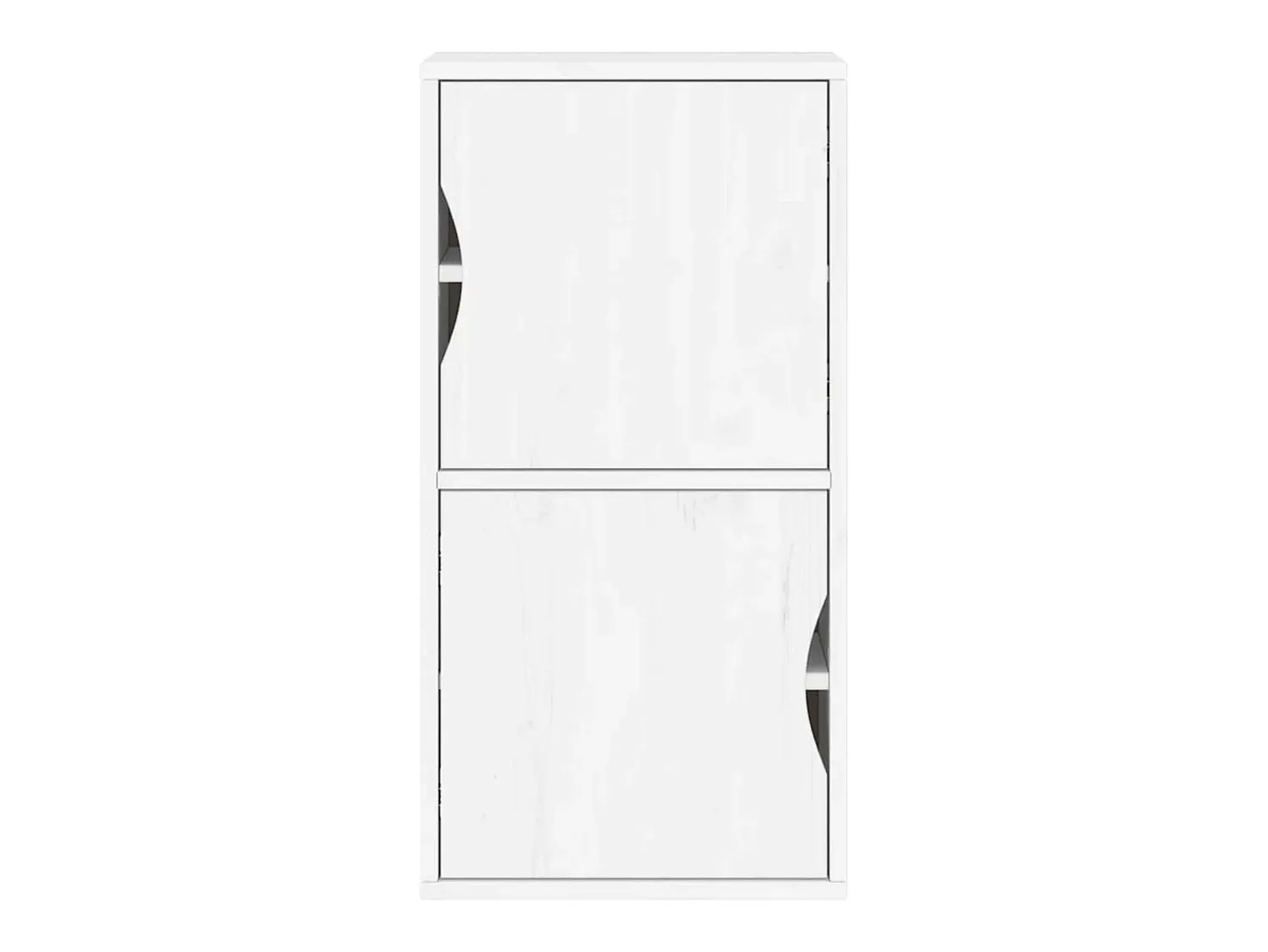 Prateleira*vidaxl Armário lateral ODDA 40x24x79 cm pinho de madeira maciça Branco